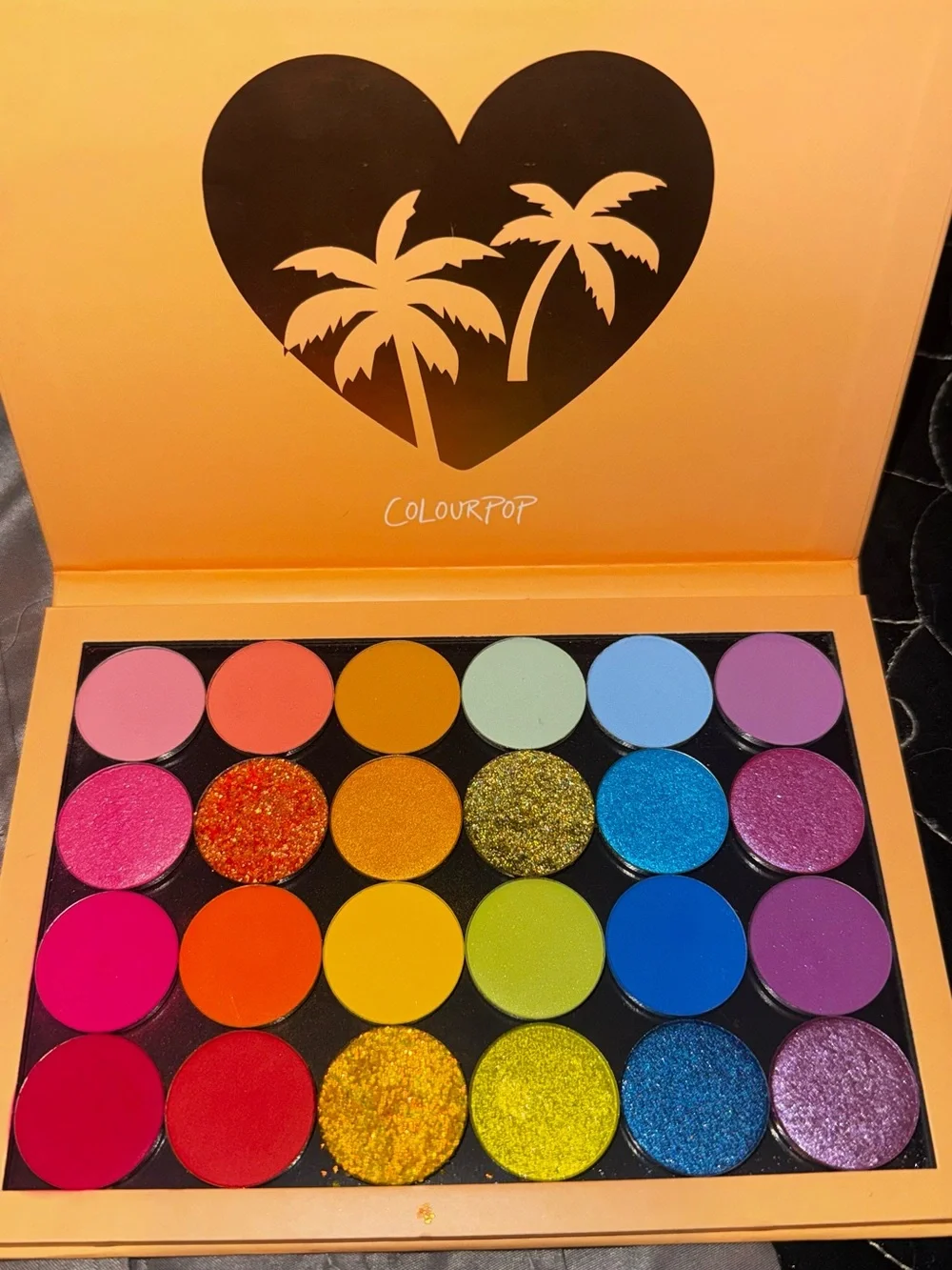 ColourPop Vibrant 25-Color Eyeshadow Palette - Multicolor